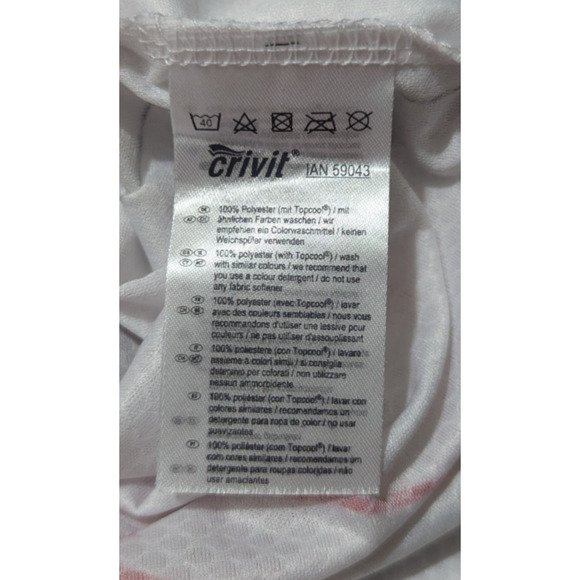 Crivit sz M Cycling Jersey ss 1/4 zip colorful print bike men 2830 - Picture 6 of 6